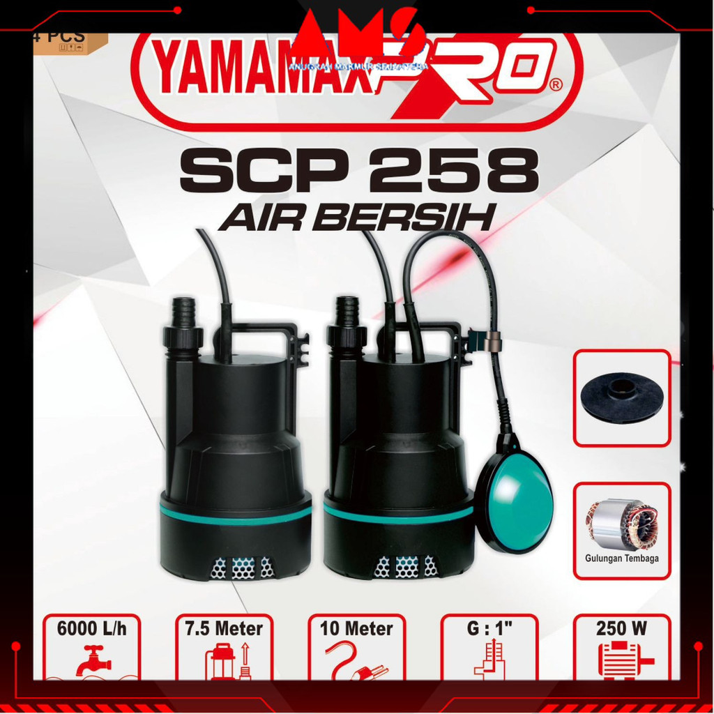 Jual POMPA CELUP / POMPA SUBMERSIBLE / POMPA RENDAM AIR BERSIH 258 ...