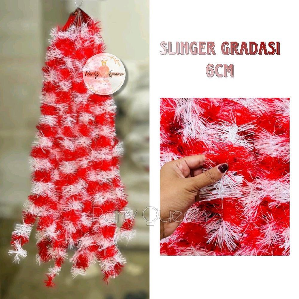 3352-1 Slinger Merah Putih Gradasi / Slinger 17 Agustus / Slinger Gradasi 6cm