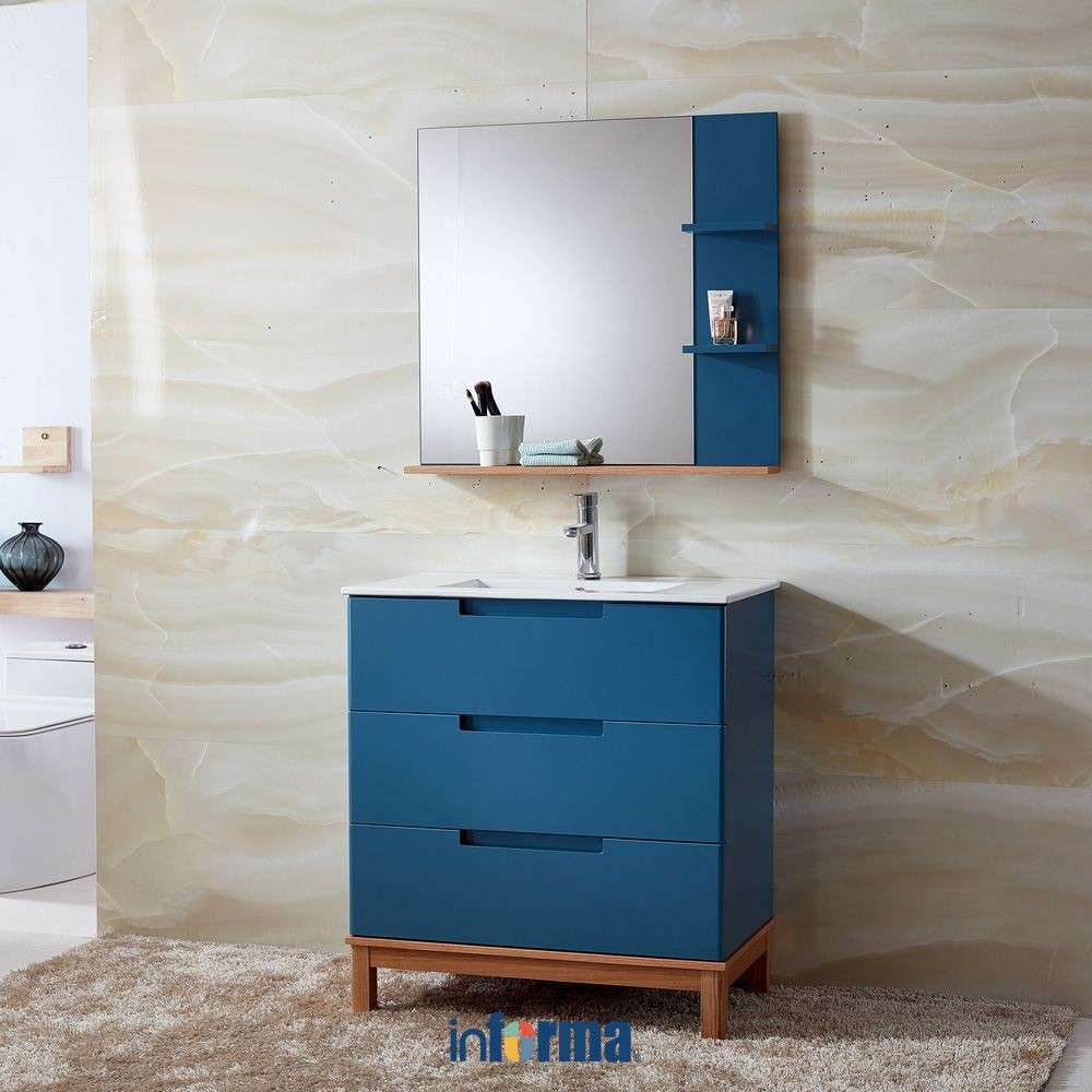 Jual Informa Heller Set Kabinet Kamar Mandi - Biru Organizer Serbaguna ...