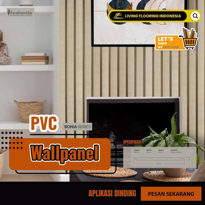 Jual Featherlite Wallpanel Dinding Bonia Series PVC Aplikasi Dinding ...