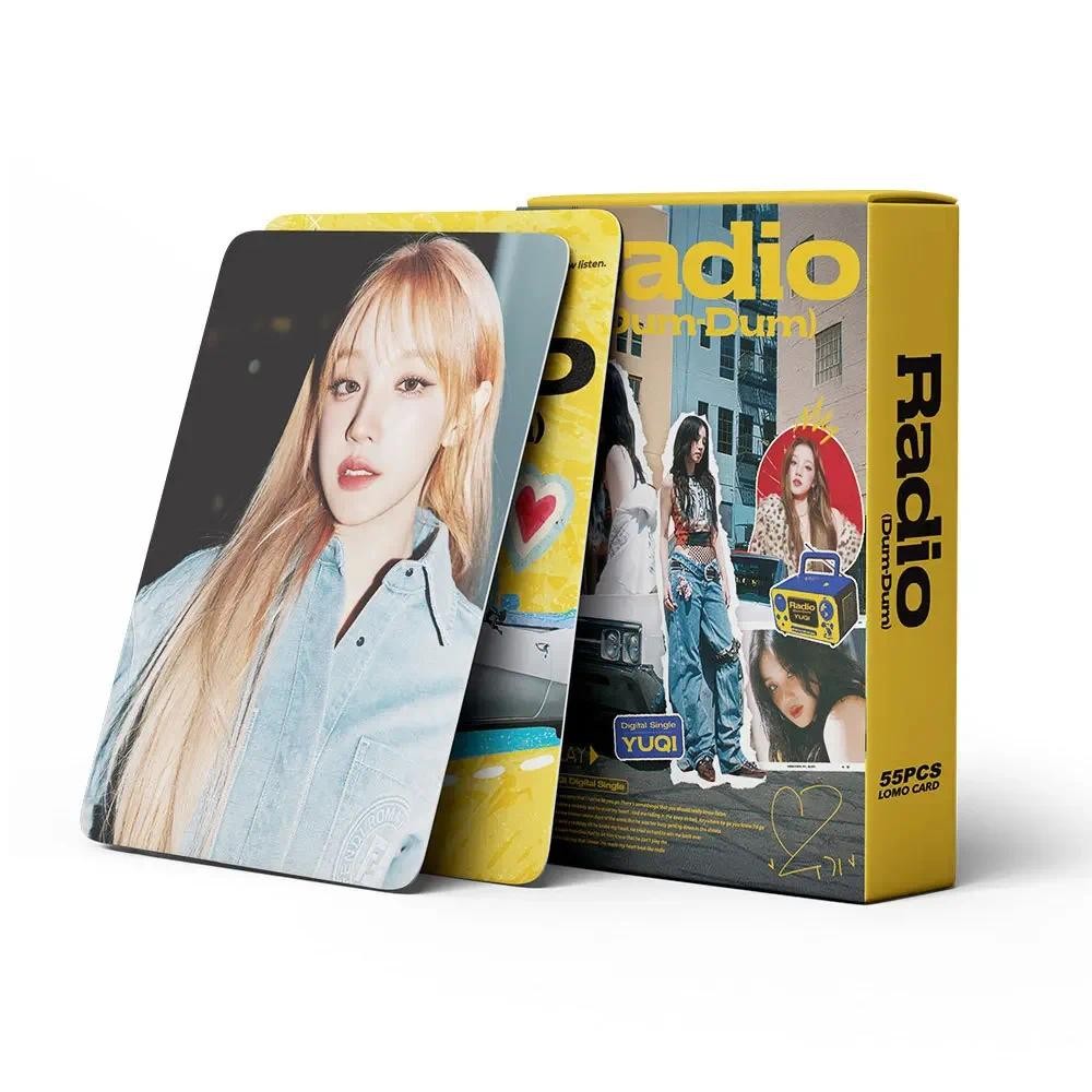 Jual 55Pcs/Set KPOP(G)I-DLE YUQI New Pattern Photo Song Yuqi Single ...