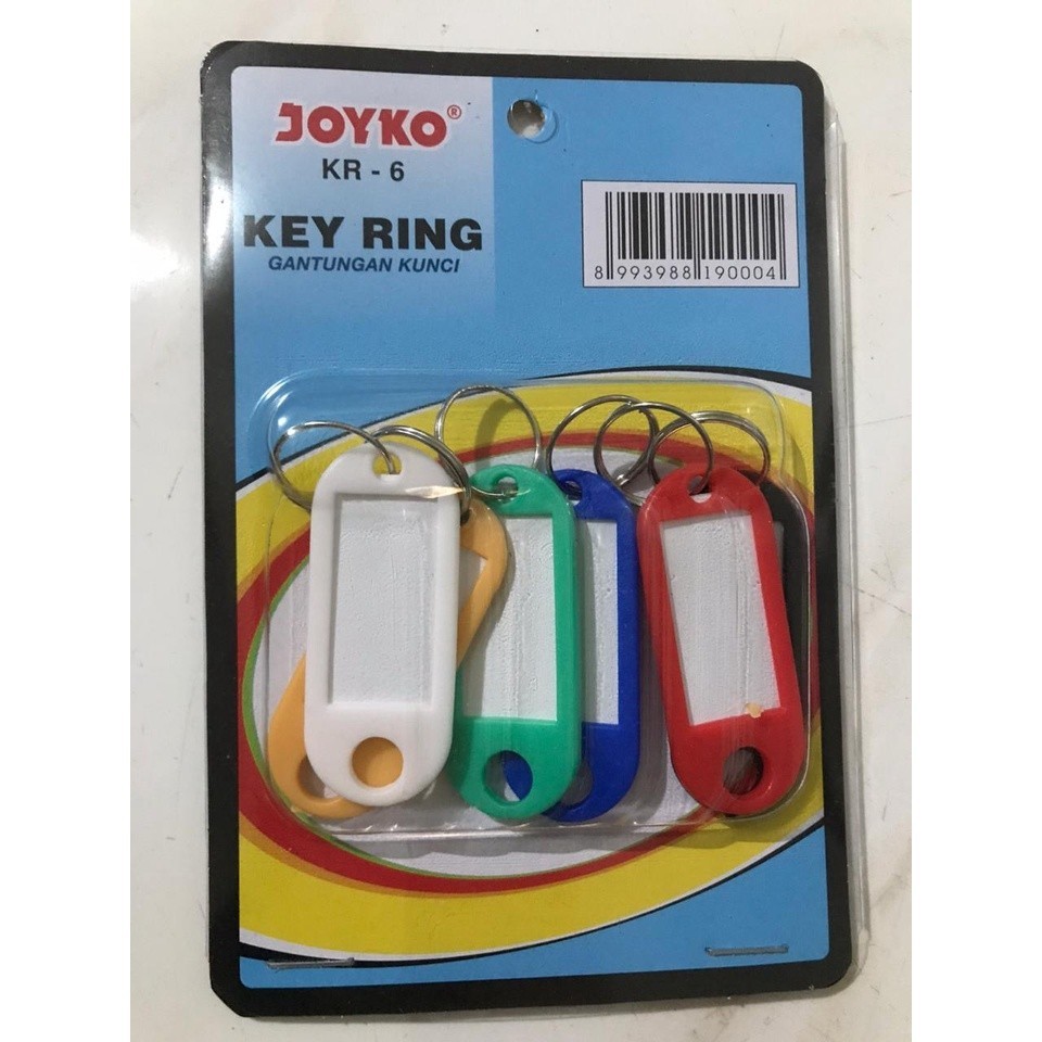 Jual Gantungan Kunci Label KEY RING Joyko KR-6 | Shopee Indonesia