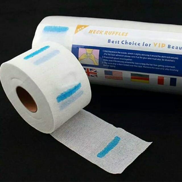 Neck Paper Tissue Leher Premium 5 roll Tisu barber