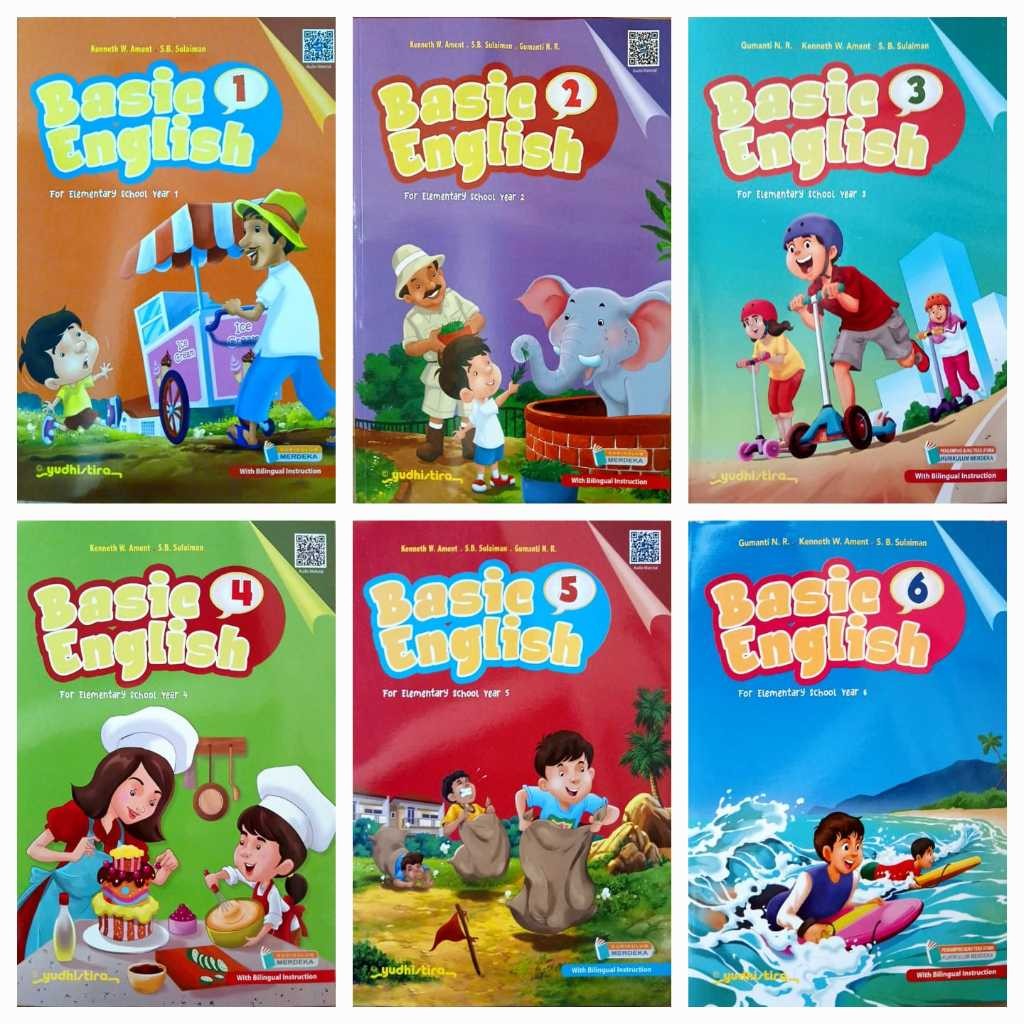 Jual Buku Basic English Kelas 1 2 3 4 5 6 SD/MI Yudhistira Kurikulum ...