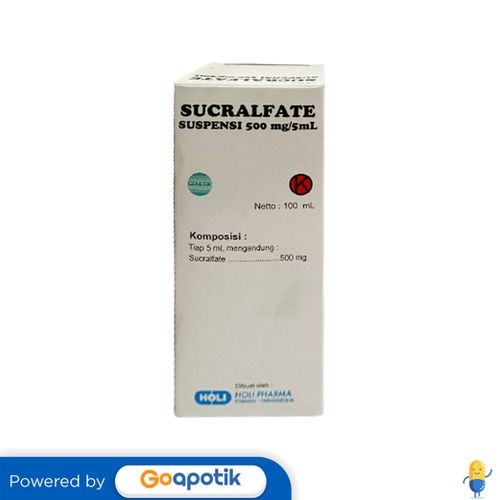 Jual Sucralfate Holi 500 Mg 5 Ml Suspensi 100 Ml Shopee Indonesia