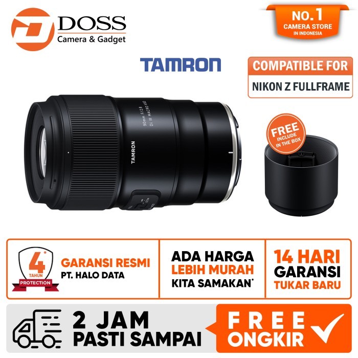 Jual Tamron 90mm f/2.8 Di III VXD Macro Lensa for Nikon Z / Full-frame ...