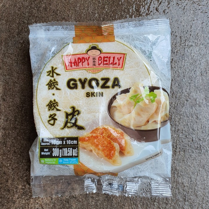 Jual HAPPY BELLY GYOZA SKIN / KULIT DUMPLING / DIMSUM / PANGSIT ...