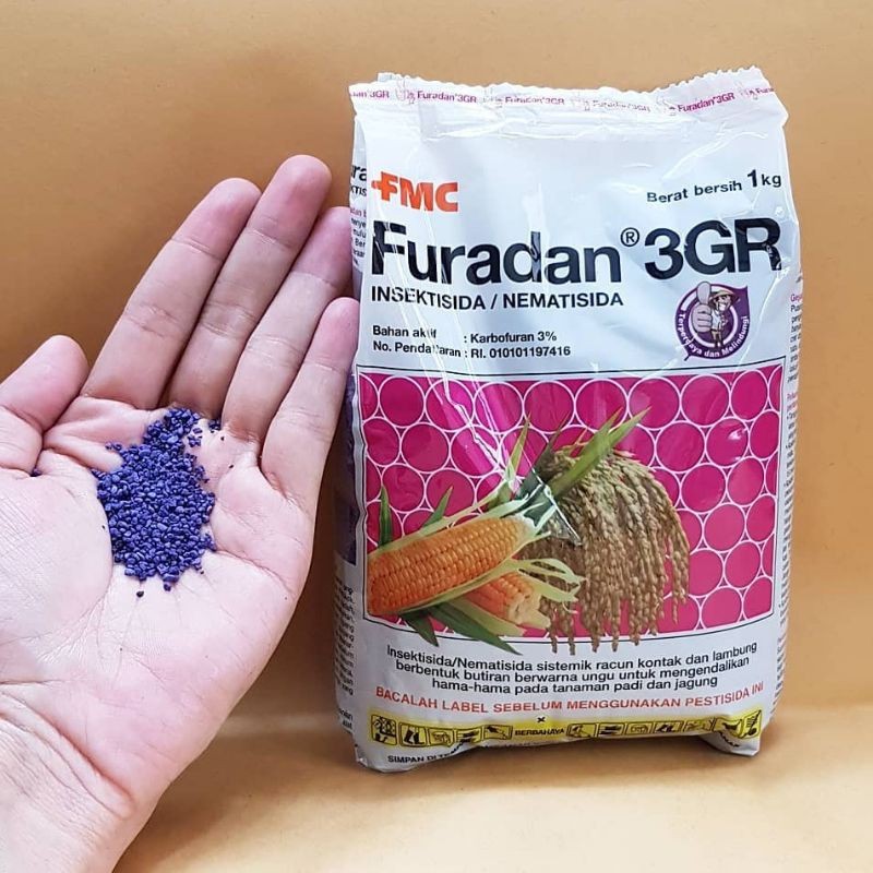 100 gram - Obat hama semut, FURADAN 3GR Pupuk Npk 161616 Gandasil Grower Pupuk Buah Daun Repack