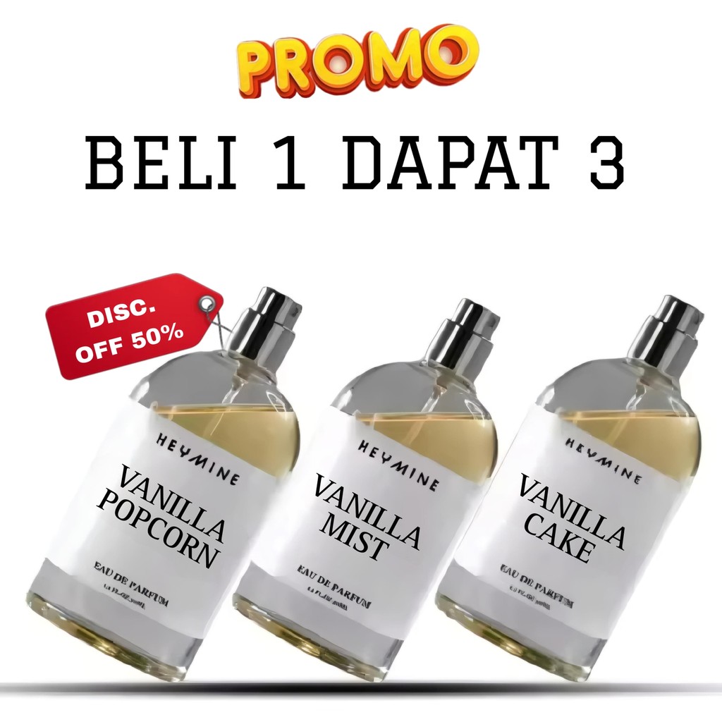 Jual Beli 1 Dapat 3 Parfum Vanila Cowok Aroma Tahan …
