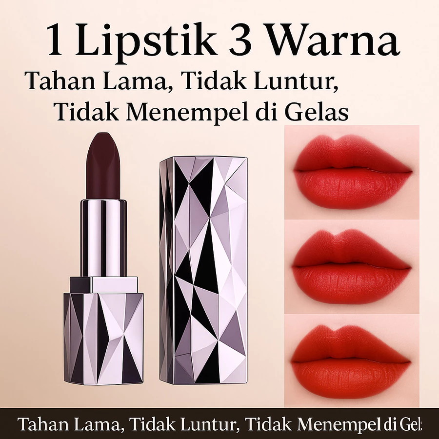 Lipstik Queen’s Wand 3 Warna – Tidak Lun...