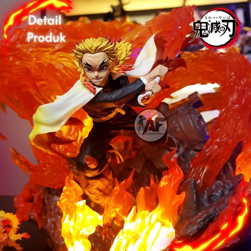 Jual Statue Action Figure Demon Slayer Rengoku Kyojuro Mugen Train ...