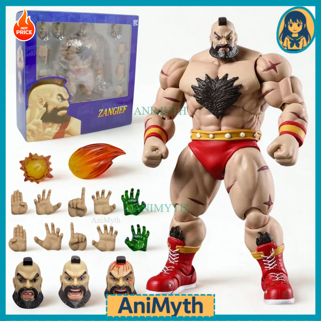 Jual Action Figure Zangief Street Fighter Game Figur Shf Pajangan ...