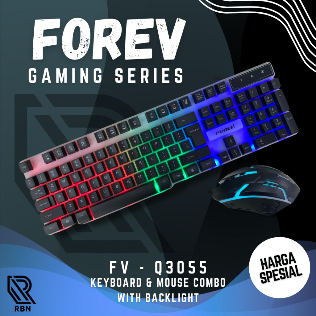 Jual FOREV Gaming Keyboard FV-Q305S SET Keyboard dan Mouse | Shopee ...
