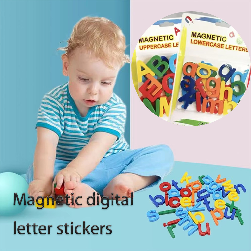 Jual 26/37pcs Alphabet Magnet Magnet Huruf Dan Angka Mainan Angka Dan ...