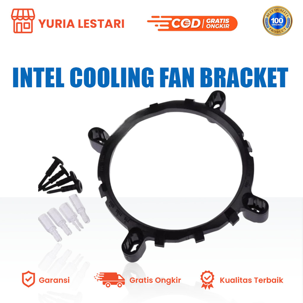 Jual Intel cooling fan bracket for LGA 775 1366 1150 1151 1155 1156 ...