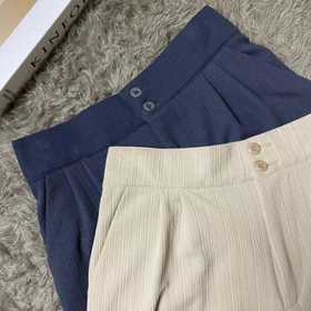 Celana Kulot Highwaist Knit Wanita Jennie Pants Premium 2 Kantong Saku Aktif Nyaman Elastis