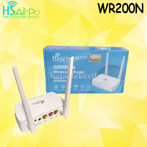 Jual HSAIRPO WR200N 300Mbps WIRELESS N ROUTER | Shopee Indonesia