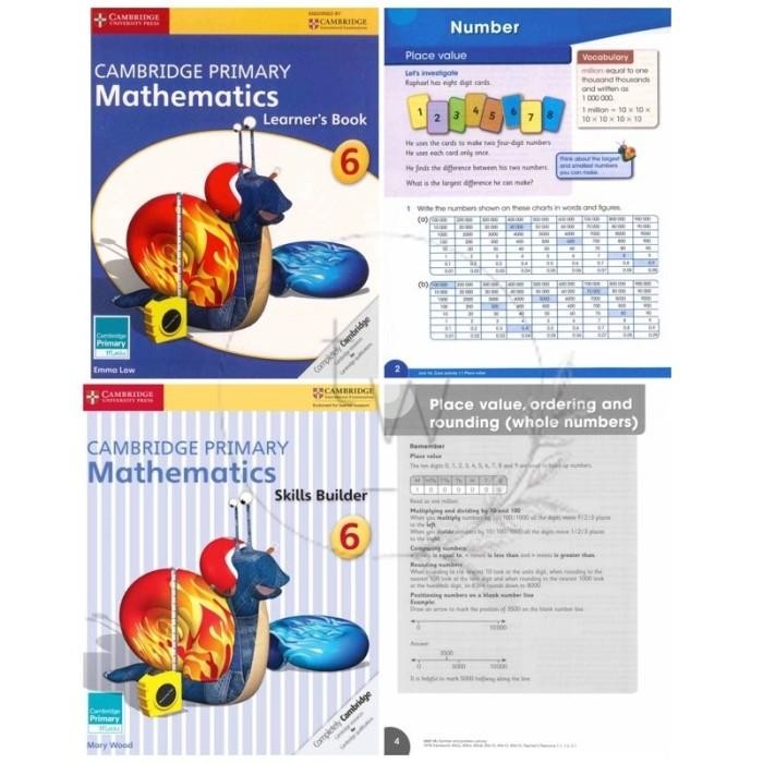 Jual Cambridge Primary Mathematics 1 2 3 4 5 6 Learner’s Book / Skills ...