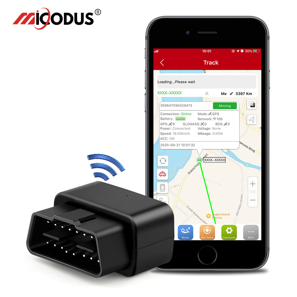 Jual OBD GPS Tracker Car Tracker Micodus MV33 Realtime Tracking Voice ...