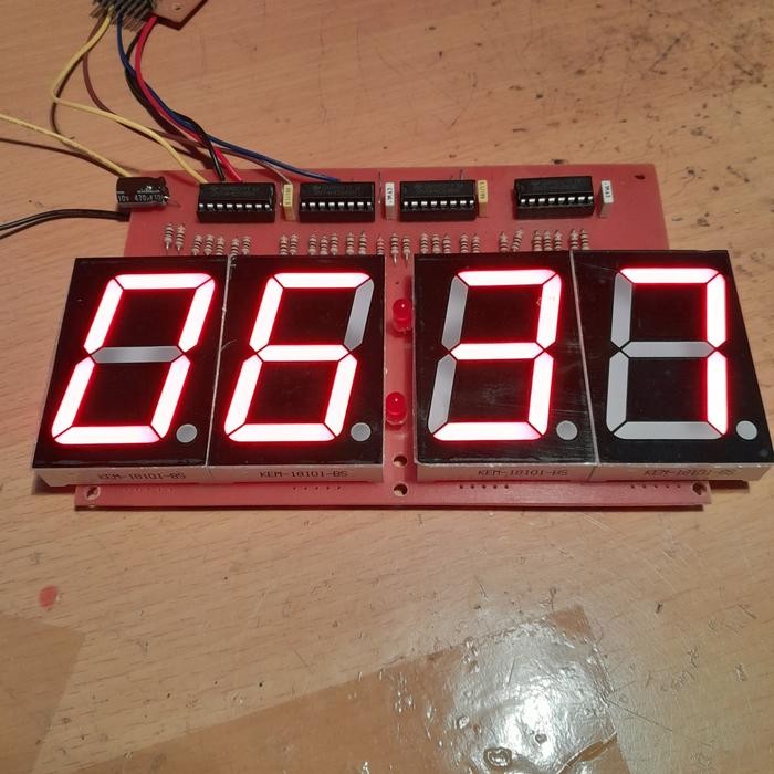 Jual Part PCB Arduino Driver 74HC595 595 seven segment 1.8 inch 4 digit ...