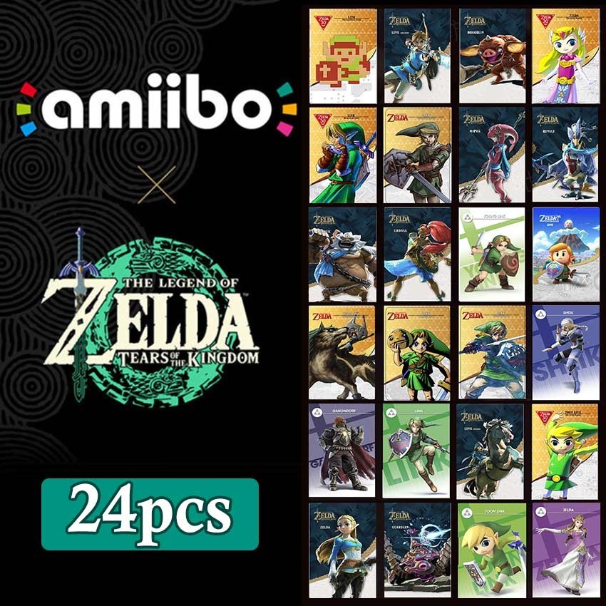 Jual 24pcs NFC Amiibo Card Zelda Clone Legend Of Zelda Breath Of The ...