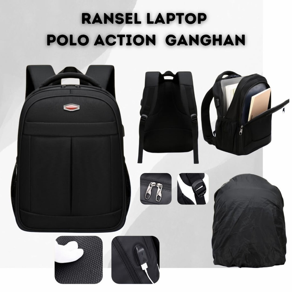 Jual Tas Ransel Laptop Polo Action Ganghan Shopee Indonesia