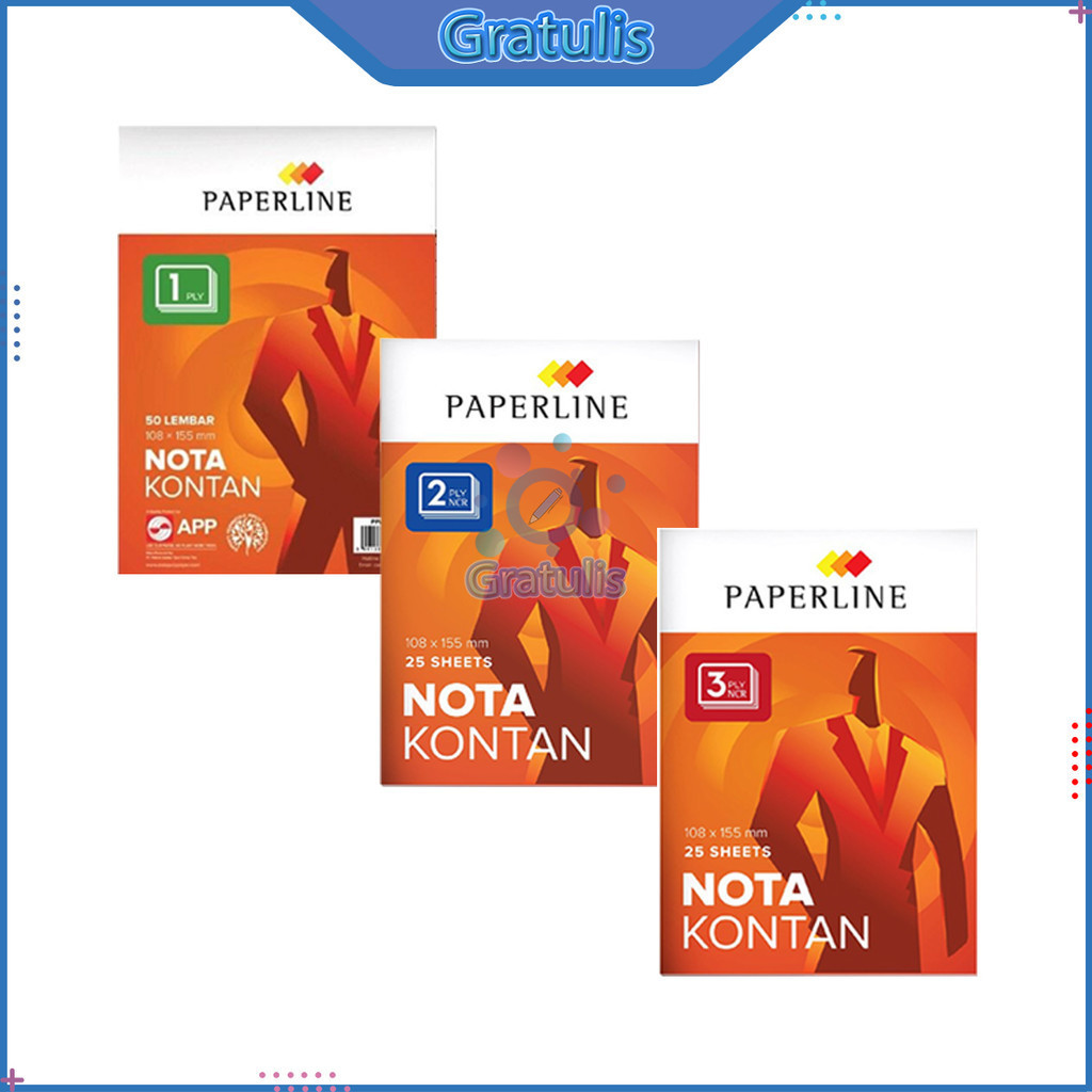 Jual BUKU NOTA BARANG BELANJAAN PAPERLINE (1 PLY/2 PLY/3 PLY) / NOTA ...