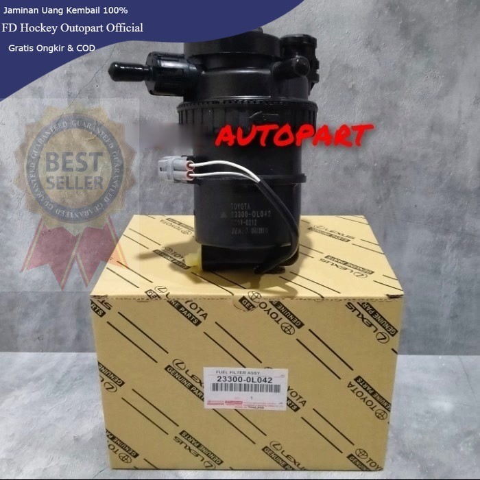 Jual fuel filter assy pompa solar toyota Innova diesel hilux diesel ...