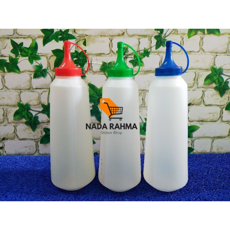 Jual Botol plastik 600cc / Botol saus / botol saos / botol kecap ...