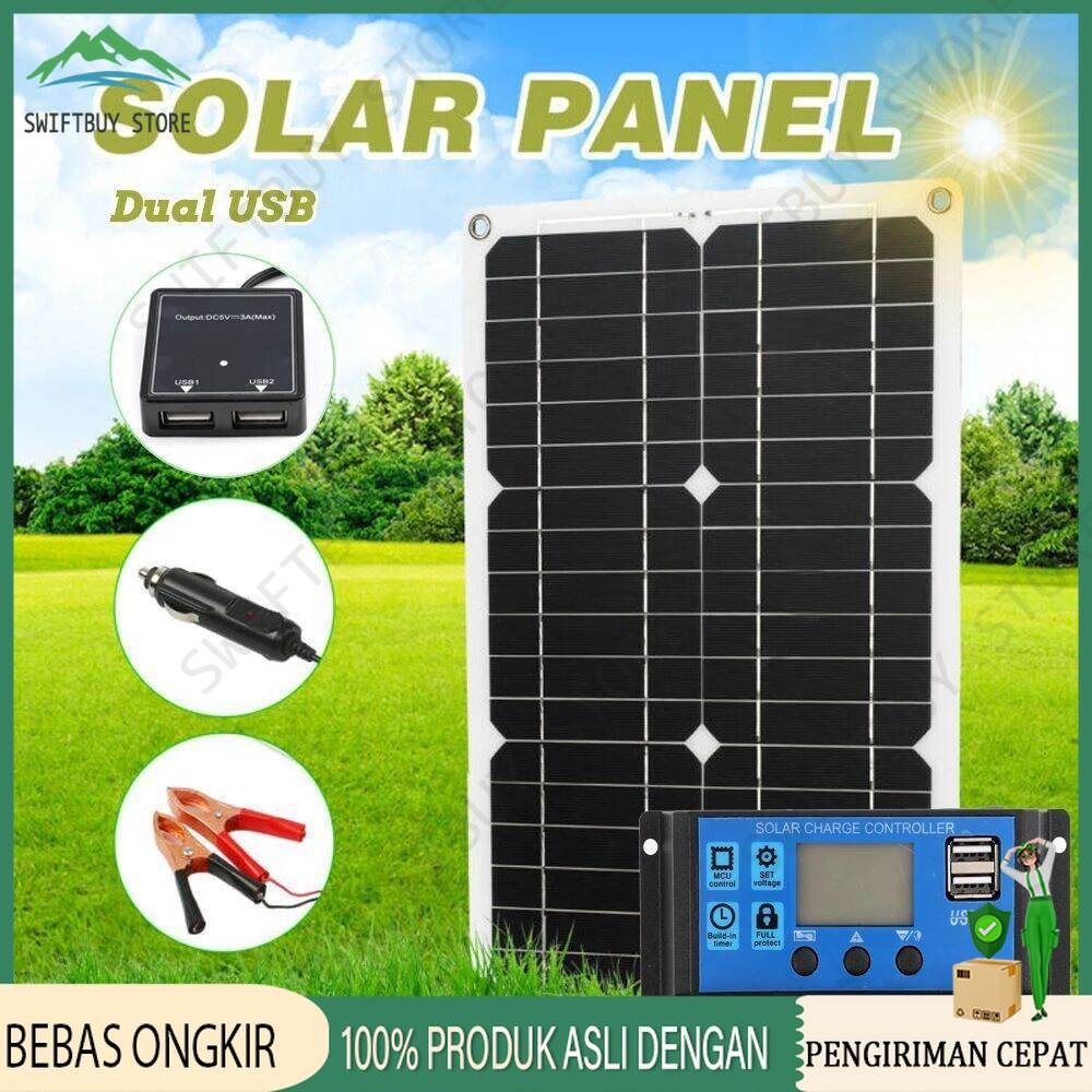 Jual Pengontrol 40A gratis 60W/100W SOLAR PANEL PANEL SURYA PEMBANGKIT ...