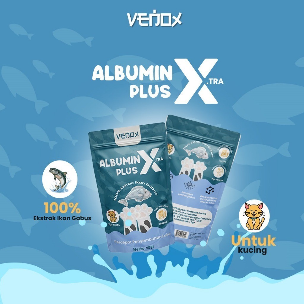 Jual VENOX ALBUMIN PLUS XTRA Vitamin Cemilan Imunitas Anjing Kucing ...