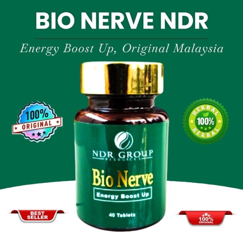 Jual B!O-NERVE 1 BOTOL ISI 40 PIL HITAM AJAIB ORIGINAL | Shopee Indonesia