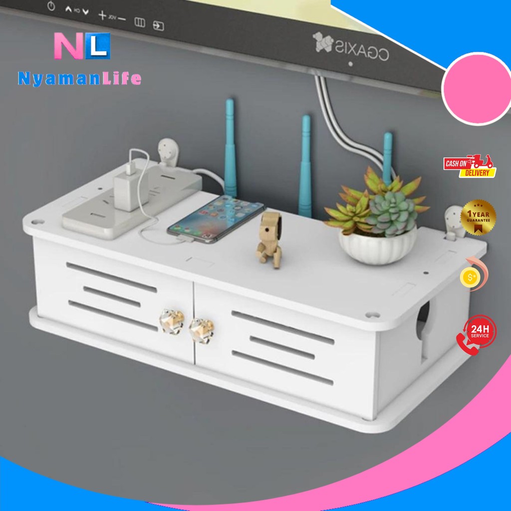 Jual NyamanLife - Rak Multifungsi Untuk Modem Internet Blu-ray Player ...