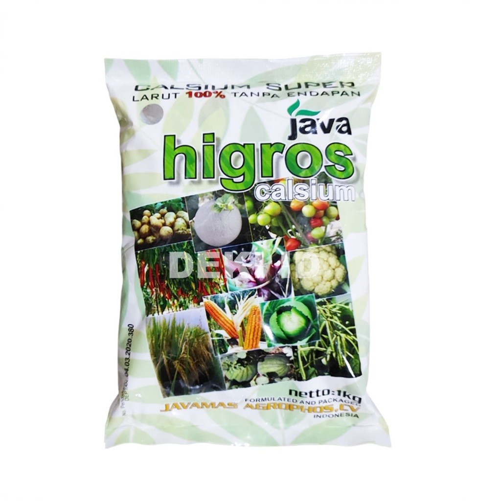 Jual Java Higros 1 Kg Pupuk Kalsium Super Larut Air Anti Rontok Bunga ...