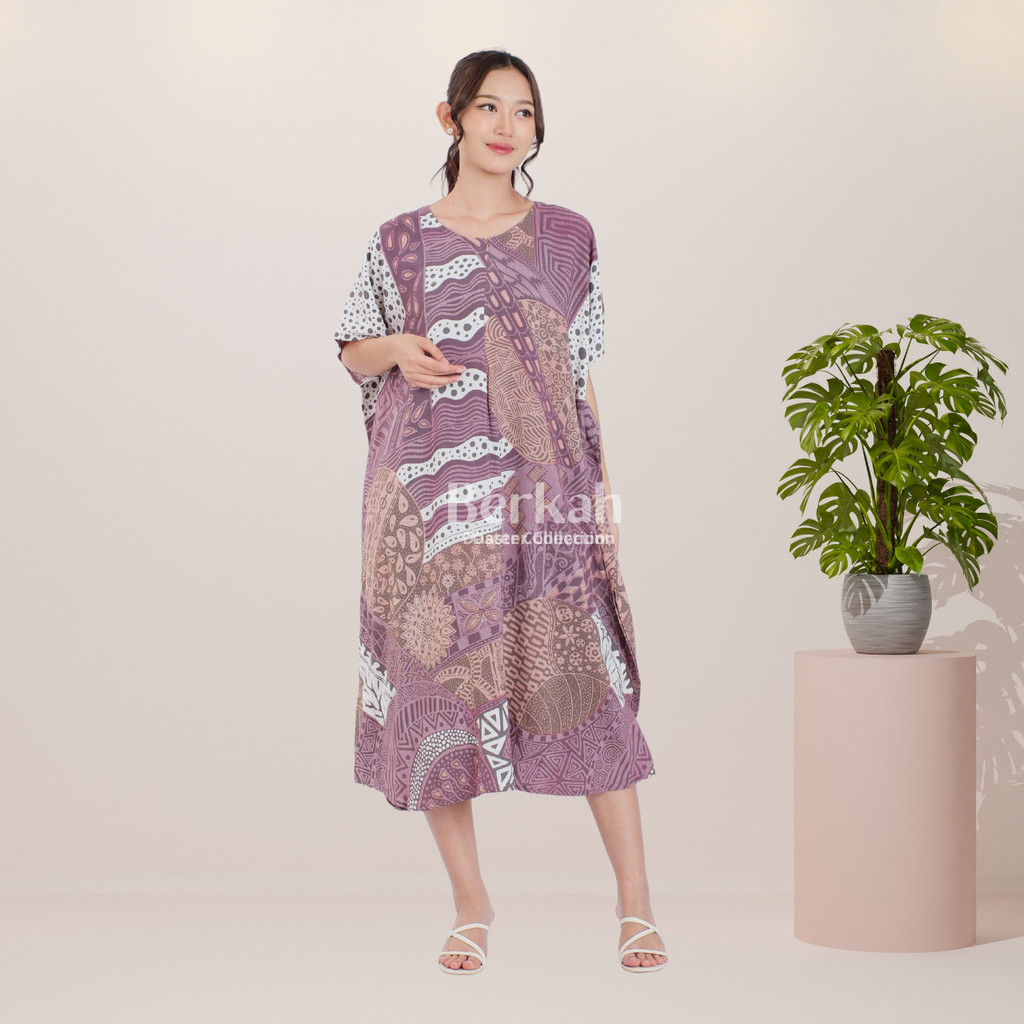 Daster Lowo Bat Rayon Resleting Surya Teja 2