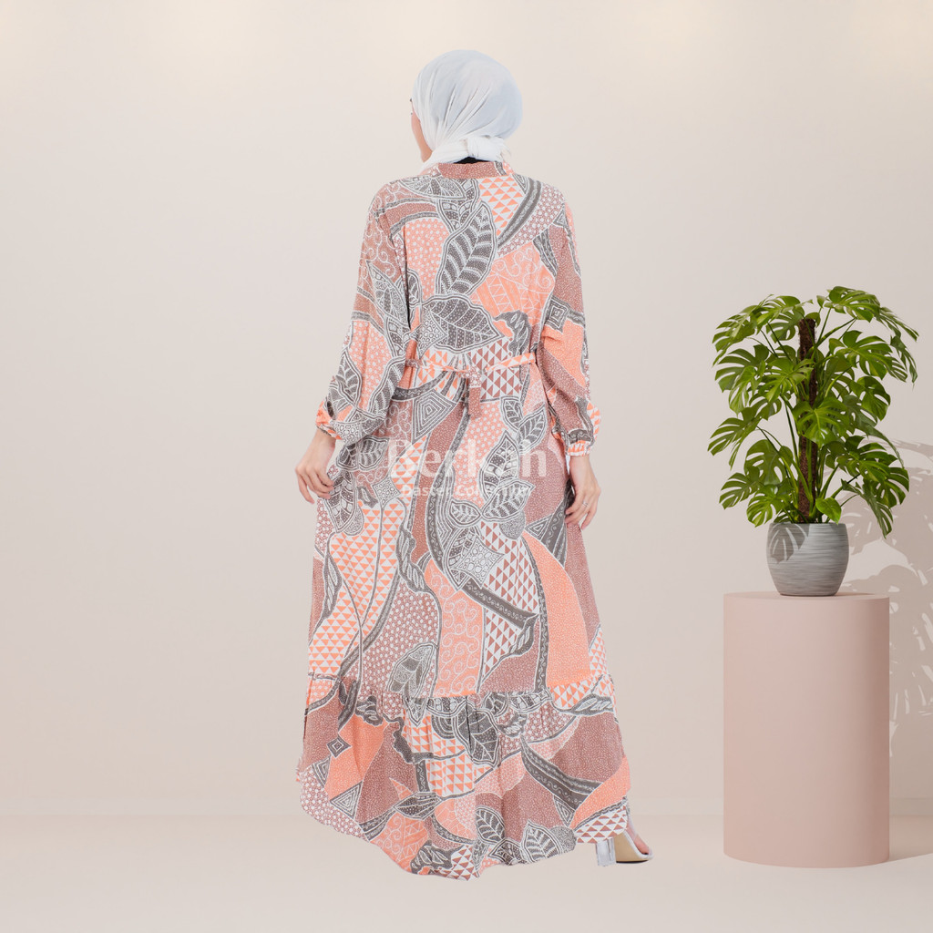 Gamis Batik Rayon Modern Pekalongan Surya Teja 3