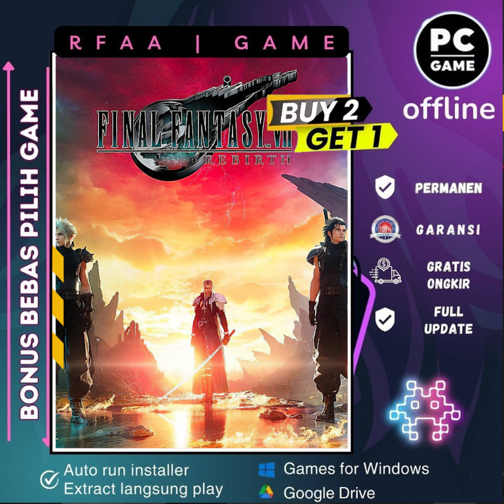 Jual FINAL FANTASY VII REBIRTH DELUXE EDITION - GAME PC - GAME LAPTOP ...