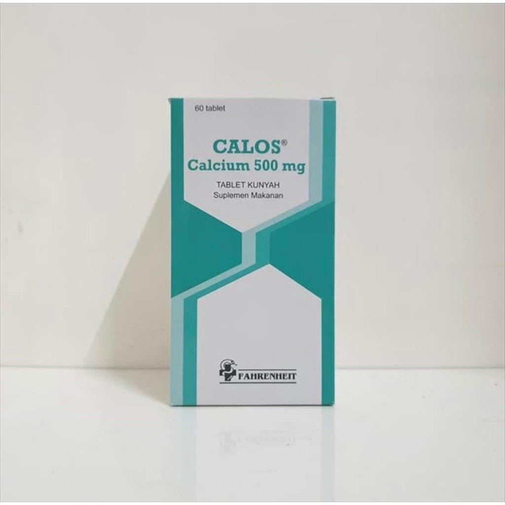 Jual CALOS CALCIUM 500MG 1BOX ISI 60 CAPLEG | Shopee Indonesia