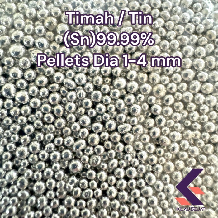 Jual Pellet Timah Murni (Sn) 99.99% High Purity Tin (Sn) 99.99% per ...