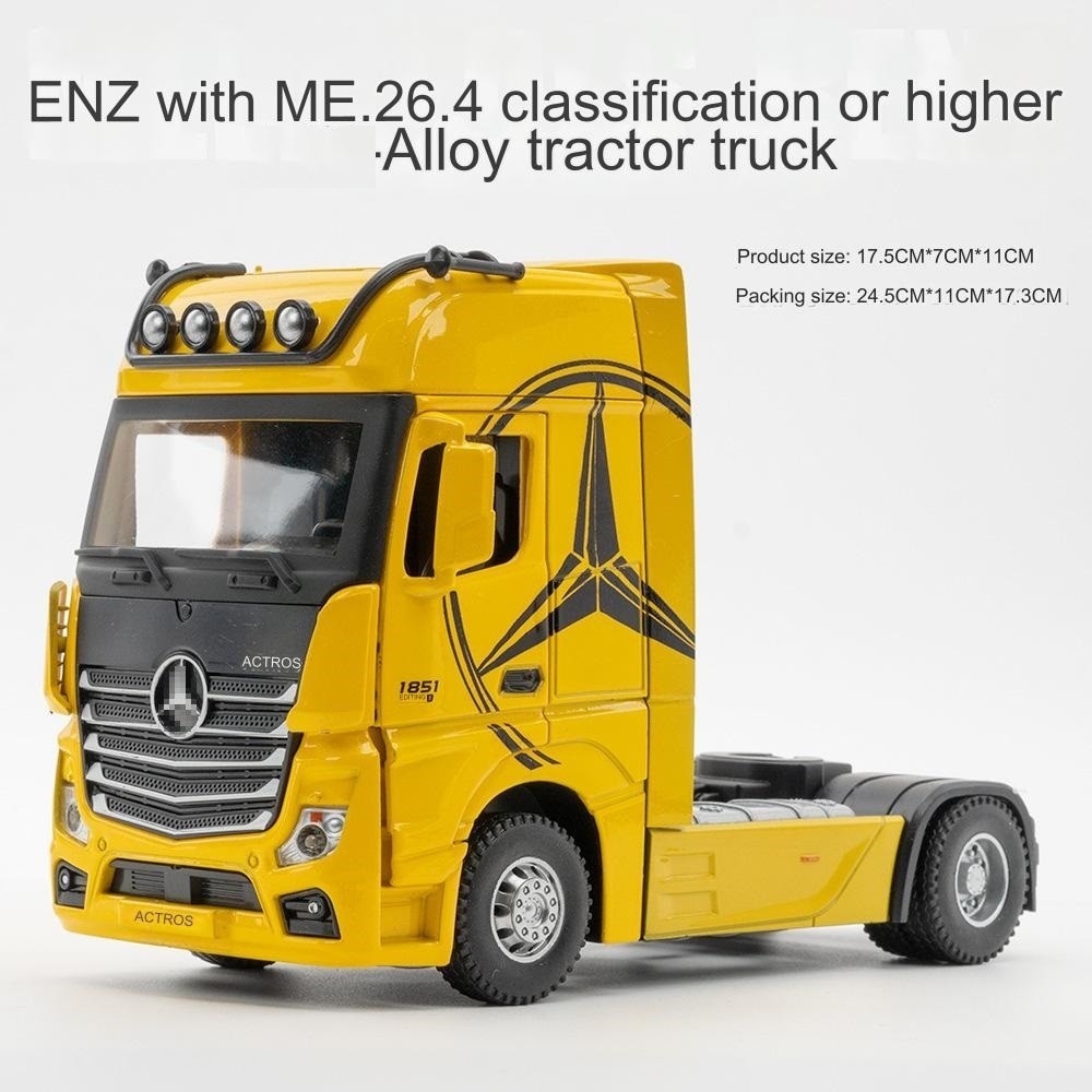Jual Diecast Miniatur Truk Mercedes Benz Actros Diecast 1:24 Mercy ...