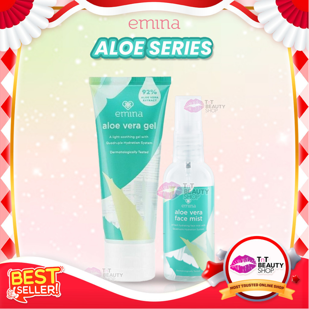 Jual Emina Aloe Vera SERIES | Face Mist - Aloe Gel - Hand Spray ...