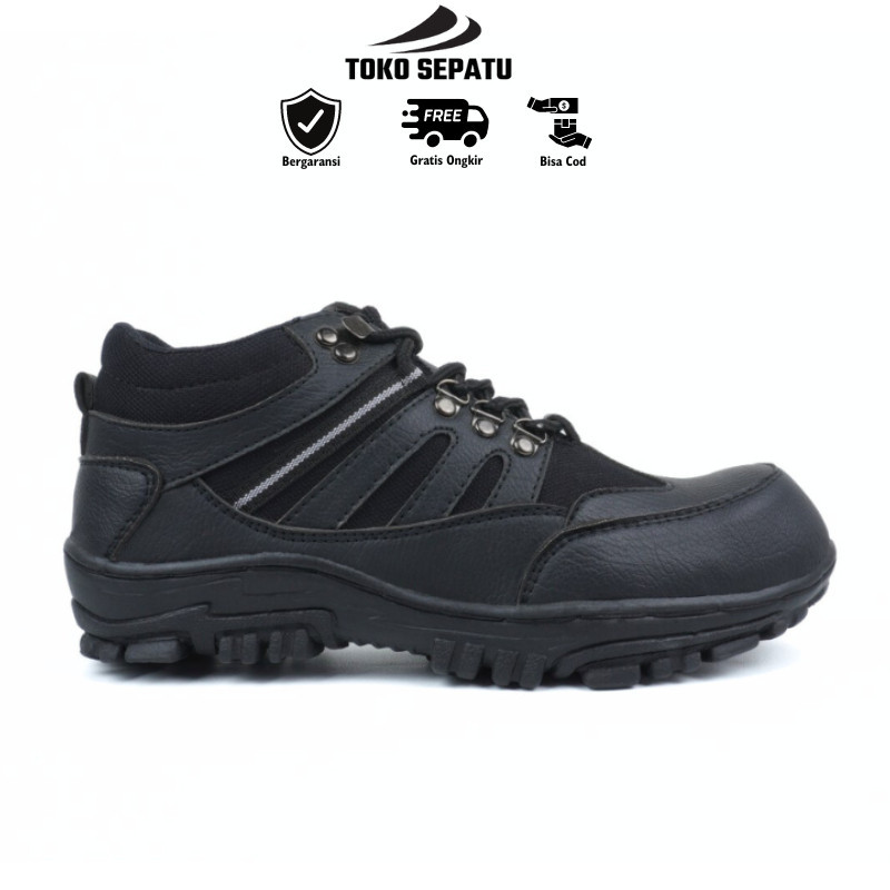 Jual sepatu hiking murah terbaik Sepatu Septy Ujung Besi Armor / Sefty ...