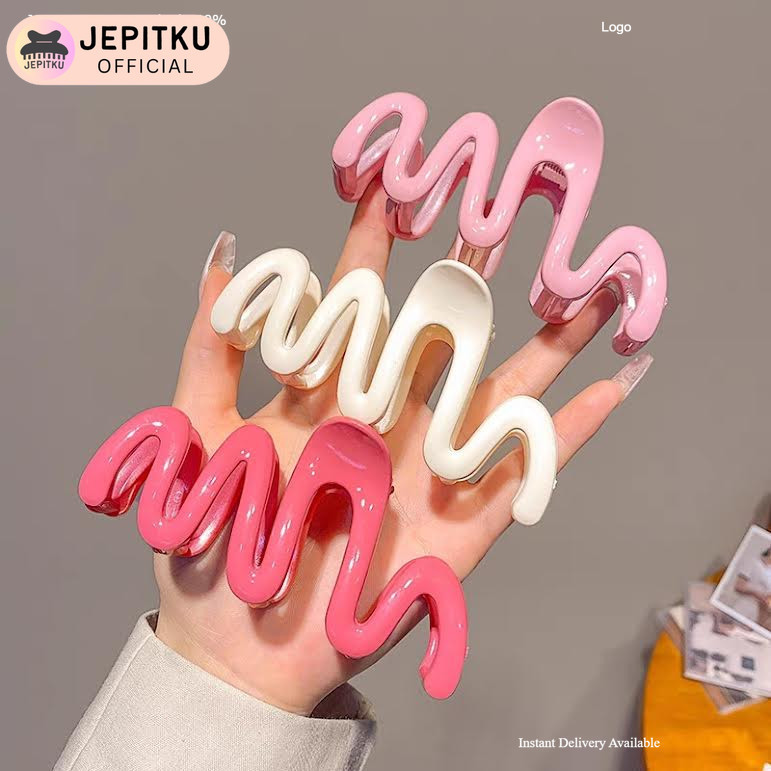 Jual (JEPITKU) JEDAI RAMBUT MODEL OMBAK BERMACAM WARNA - JEPIT RAMBUT ...