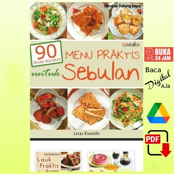 Jual 90 Resep Masakan Menu Praktis Untuk Sebulan, ( B. Indo ) | Shopee ...
