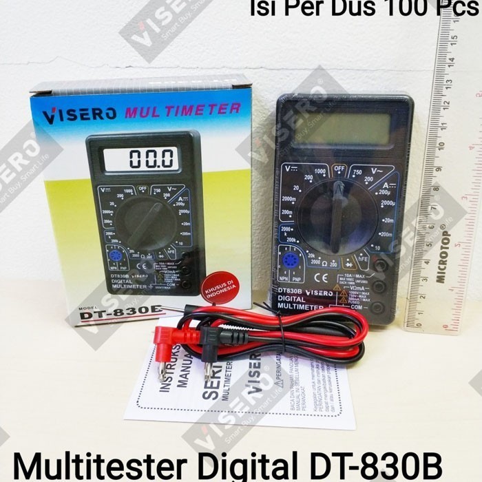 Jual Visero DT-830B Multimeter Digital Multitester Avometer digital ...
