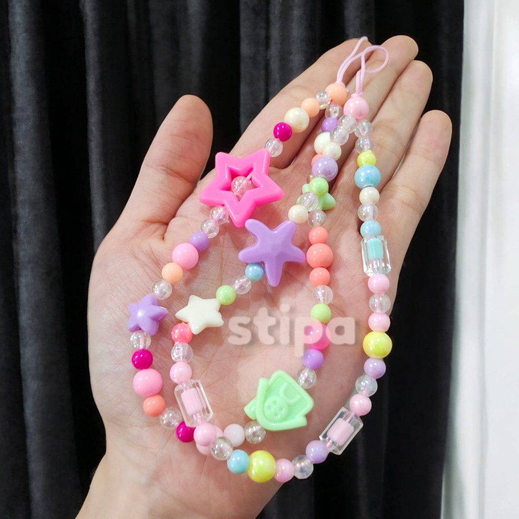 Jual Stipa Gantungan Hp Mote Bintang Ganci Kunci Karakter Tas Motor Charm Souvenir Cute Colorful