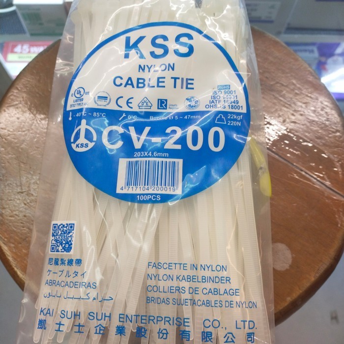 Jual Kabel Ties KSS CV-200 lebar 4.6mm | Shopee Indonesia