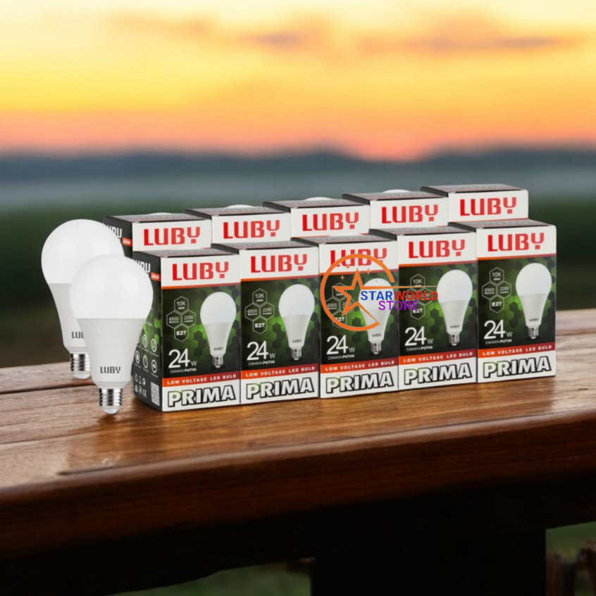 Jual Paket Bundling 10 Pcs LUBY Prima Lampu Bohlam LED 5W 7W 9W 12W 15W ...