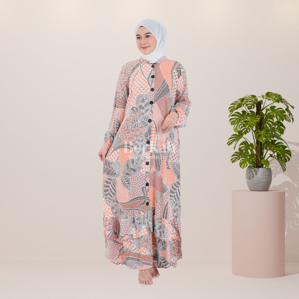 Gamis Batik Rayon Modern Pekalongan Surya Teja 5