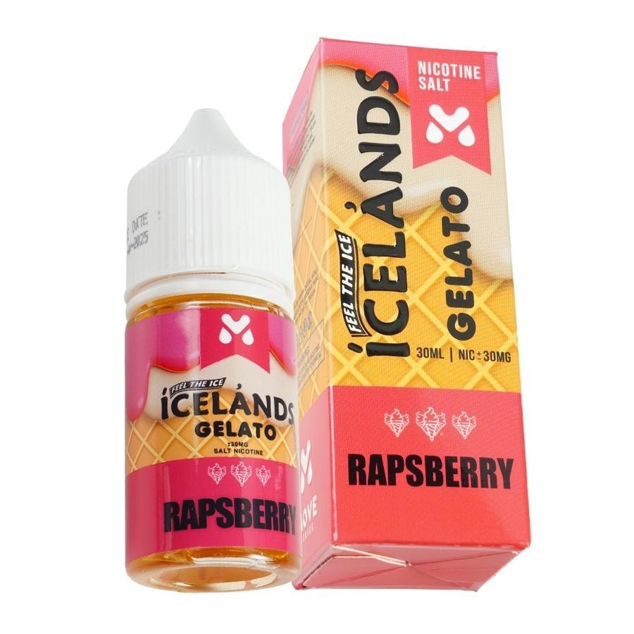 Jual [SALT] ICELANDS GELATO RASPBERRY ICELAND SALTNIC 30ML 30MG BY MOVE ...